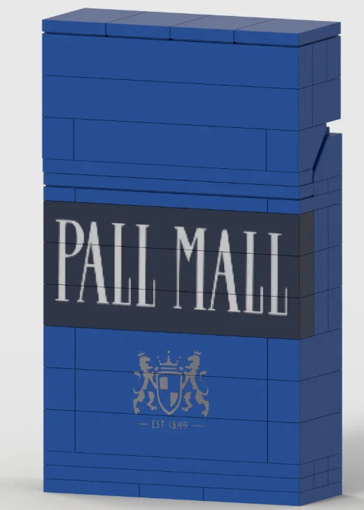 MOC Vintage Cigarette Pack Building Bricks Collection Model Creative Simulation Smoke Case Toy Funny Cool Gift for Adults