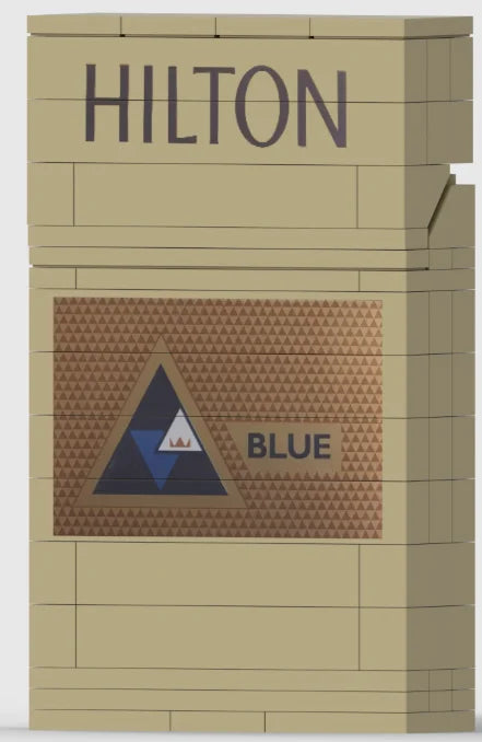 MOC Vintage Cigarette Pack Building Bricks Collection Model Creative Simulation Smoke Case Toy Funny Cool Gift for Adults