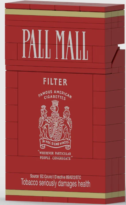 MOC Vintage Cigarette Pack Building Bricks Collection Model Creative Simulation Smoke Case Toy Funny Cool Gift for Adults